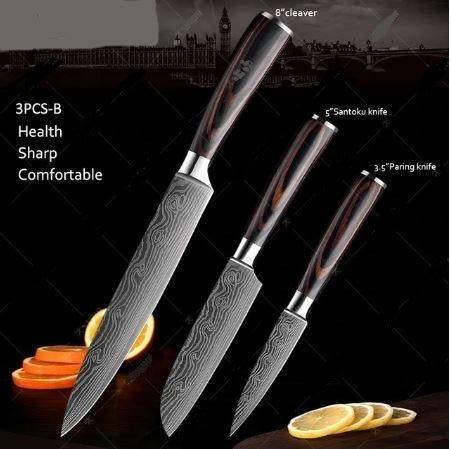 Damascus Steel Knife - www.Shopthatapp.com