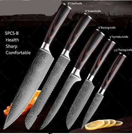 Damascus Steel Knife - www.Shopthatapp.com