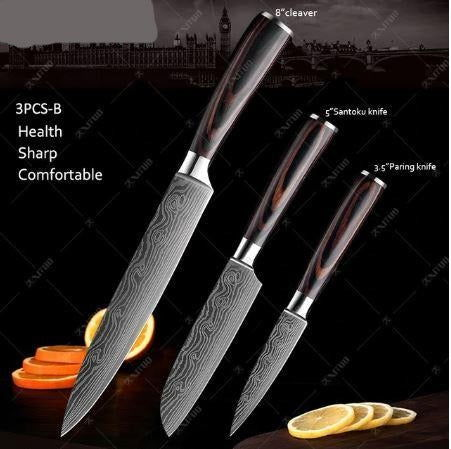 Damascus Steel Knife - www.Shopthatapp.com