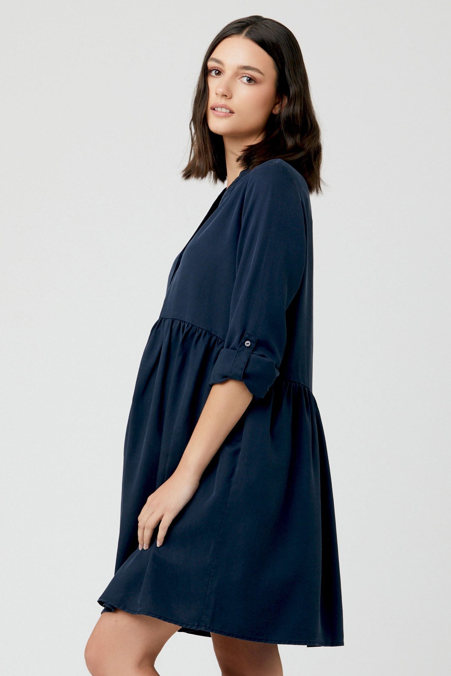 Demi Tencel Maternity Nursing Dress - www.Shopthatapp.com