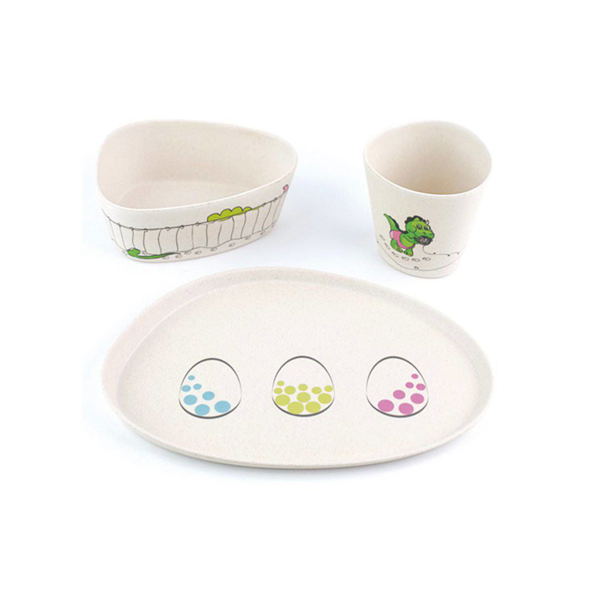 Dinosaur -3pcs Kids Dinnerware Set - www.Shopthatapp.com