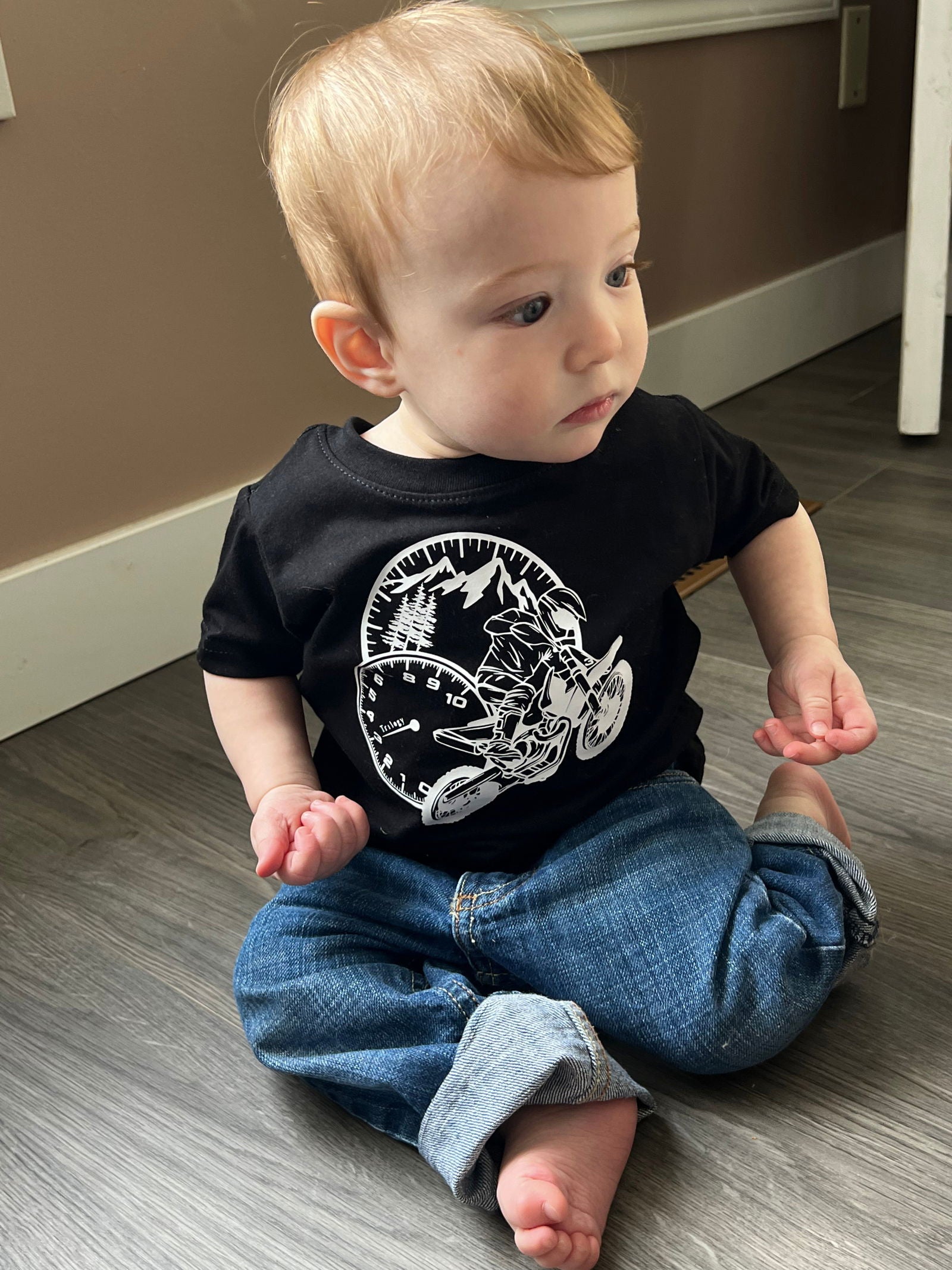 Dirt Bike Baby & Kids T-shirt - www.Shopthatapp.com