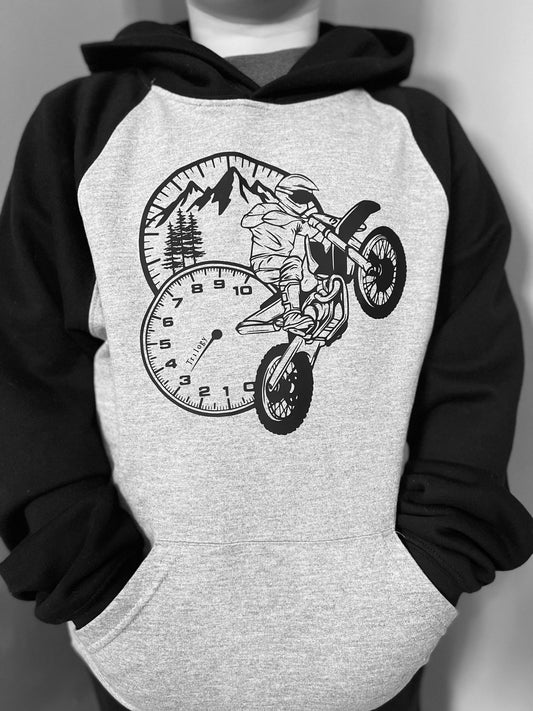 Dirt Bike Kids Hoodie - www.Shopthatapp.com