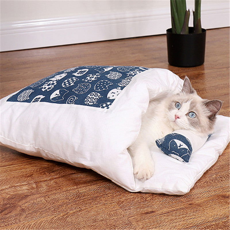 Dog & Cat Futon-Style Sleeping Bag - www.Shopthatapp.com