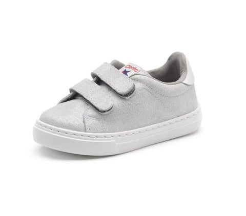 Double Velcro Glitter Sneaker - www.Shopthatapp.com