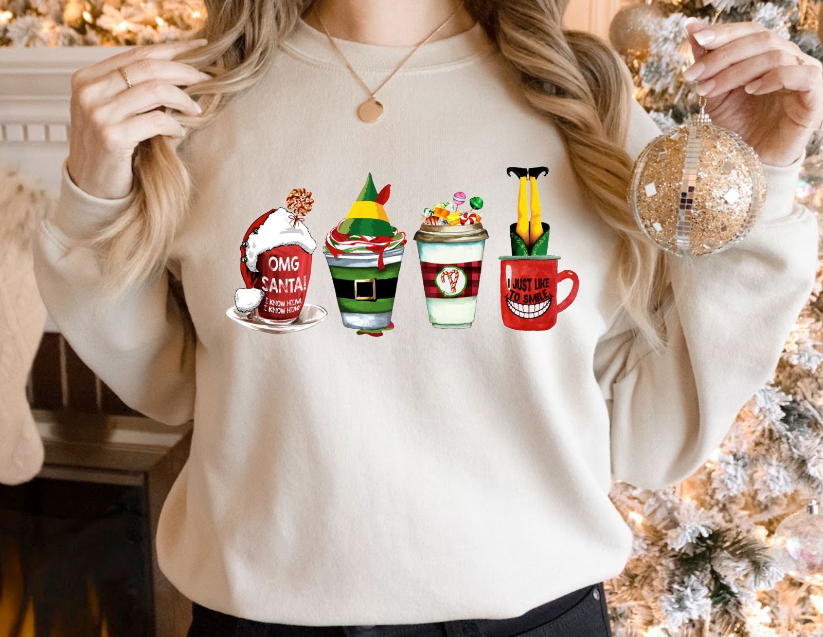 ELF coffee Crewneck - www.Shopthatapp.com