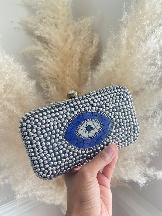 EVIL EYE Clutch - www.Shopthatapp.com