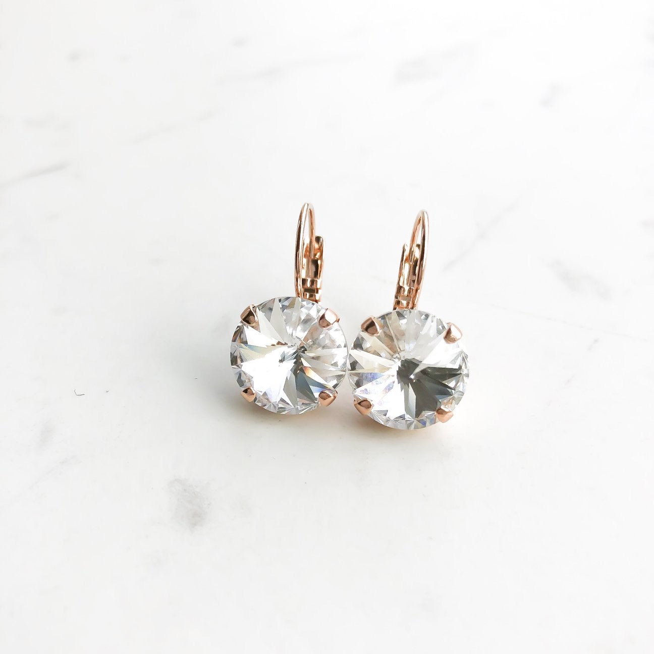 GLEAM EARRINGS (ROSE GOLD) - www.Shopthatapp.com