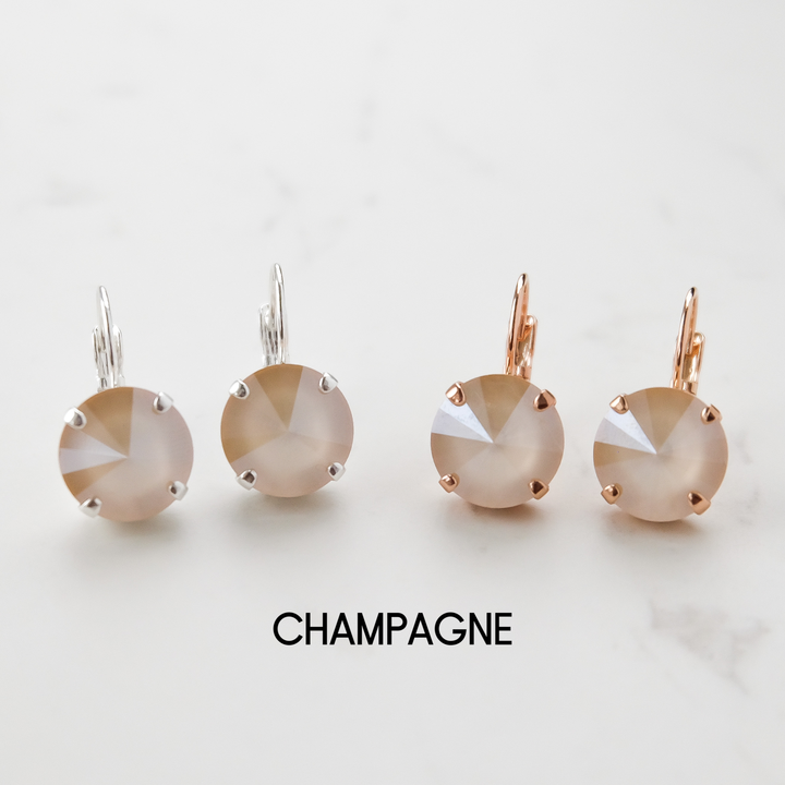 GLEAM EARRINGS (ROSE GOLD) - www.Shopthatapp.com