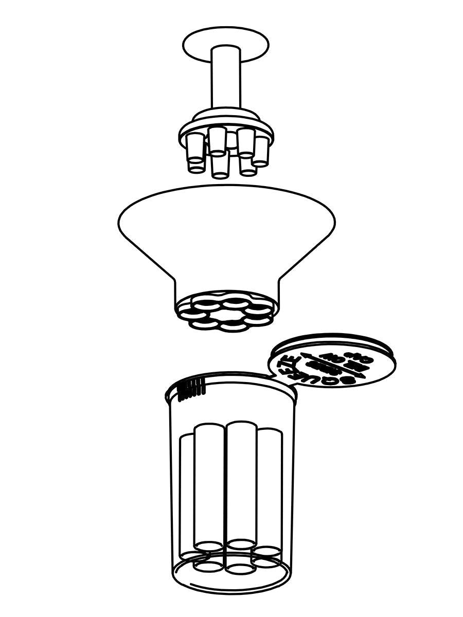 GRAV®  7-Pack Filling System - www.Shopthatapp.com