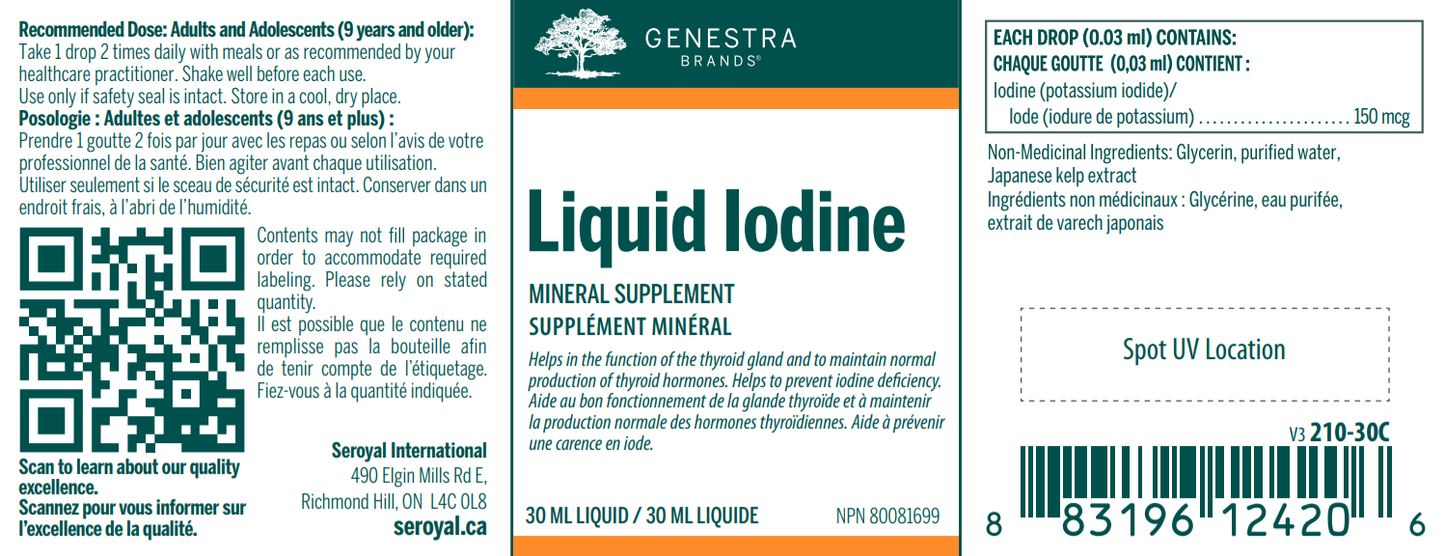 Genestra Liquid Iodine 30 ml - www.Shopthatapp.com