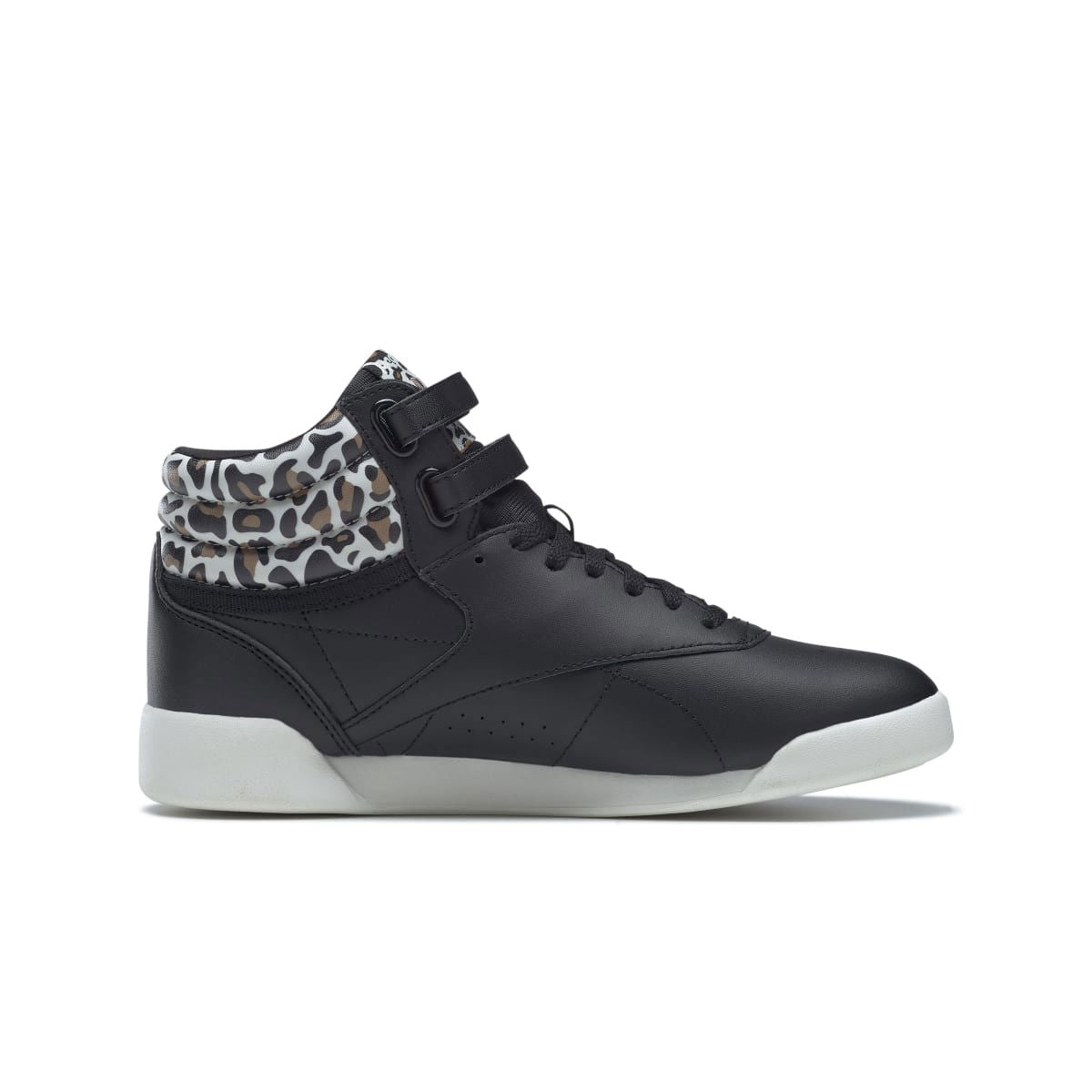 REEBOK HP6446 F/S HI JR'S (Medium) Black/Shara/Gold Leather Lifestyle Shoes - www.Shopthatapp.com