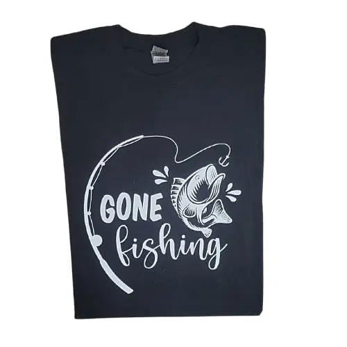 Gone Fishing T-Shirt - www.Shopthatapp.com