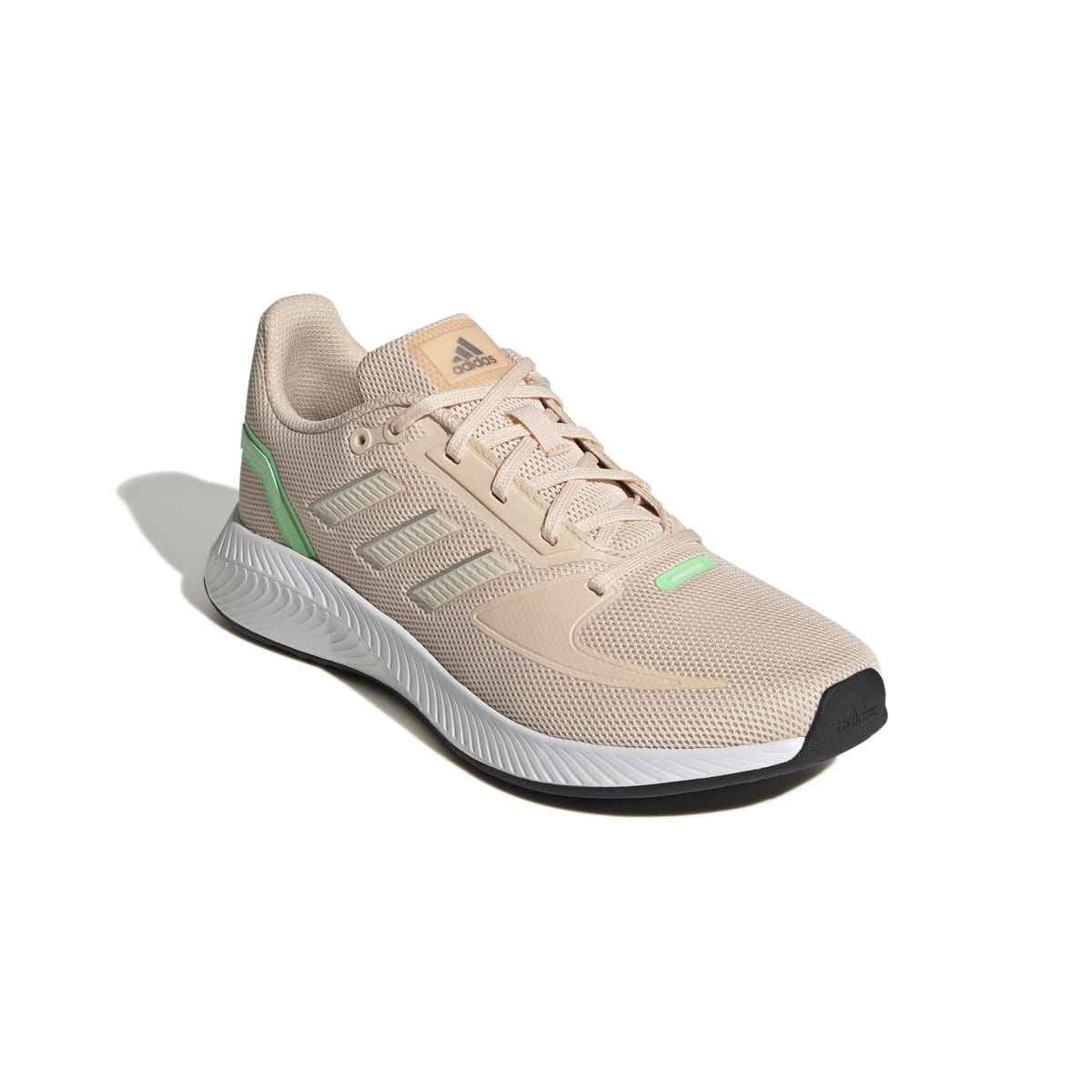 ADIDAS GV9573 RUNFALCON 2.0 WMN'S (Medium) Orange/Orange/Green Mesh Running Shoes - www.Shopthatapp.com