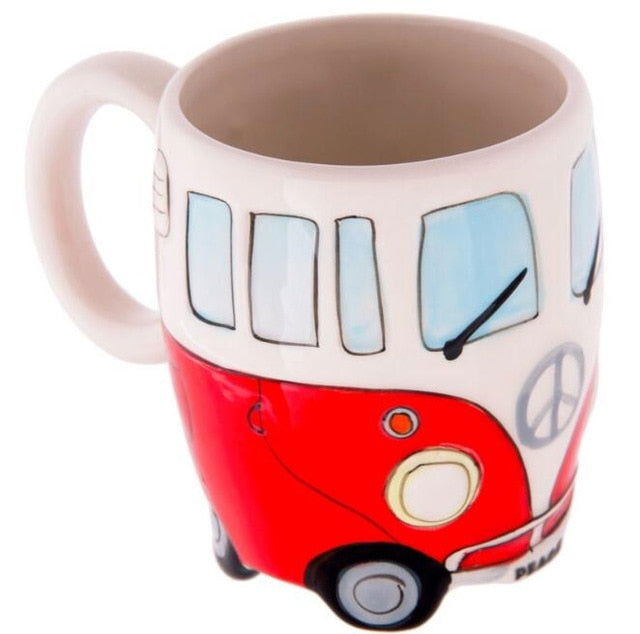 Hand Painted Retro Mug - www.Shopthatapp.com