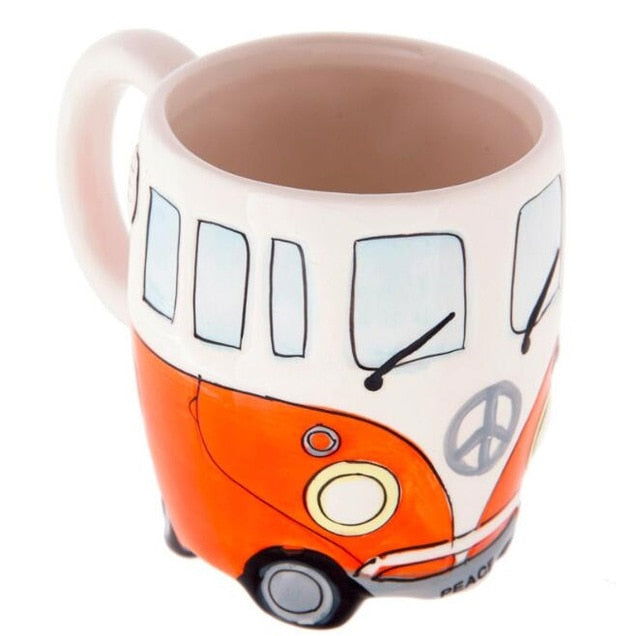 Hand Painted Retro Mug - www.Shopthatapp.com