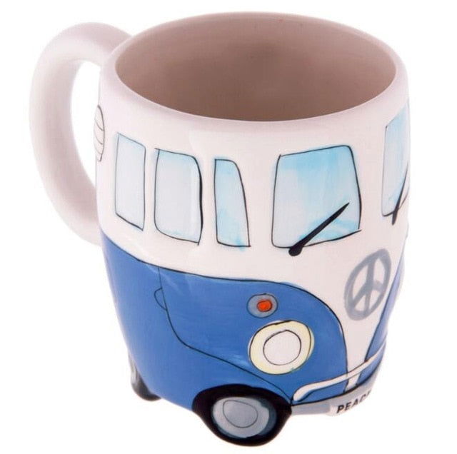 Hand Painted Retro Mug - www.Shopthatapp.com