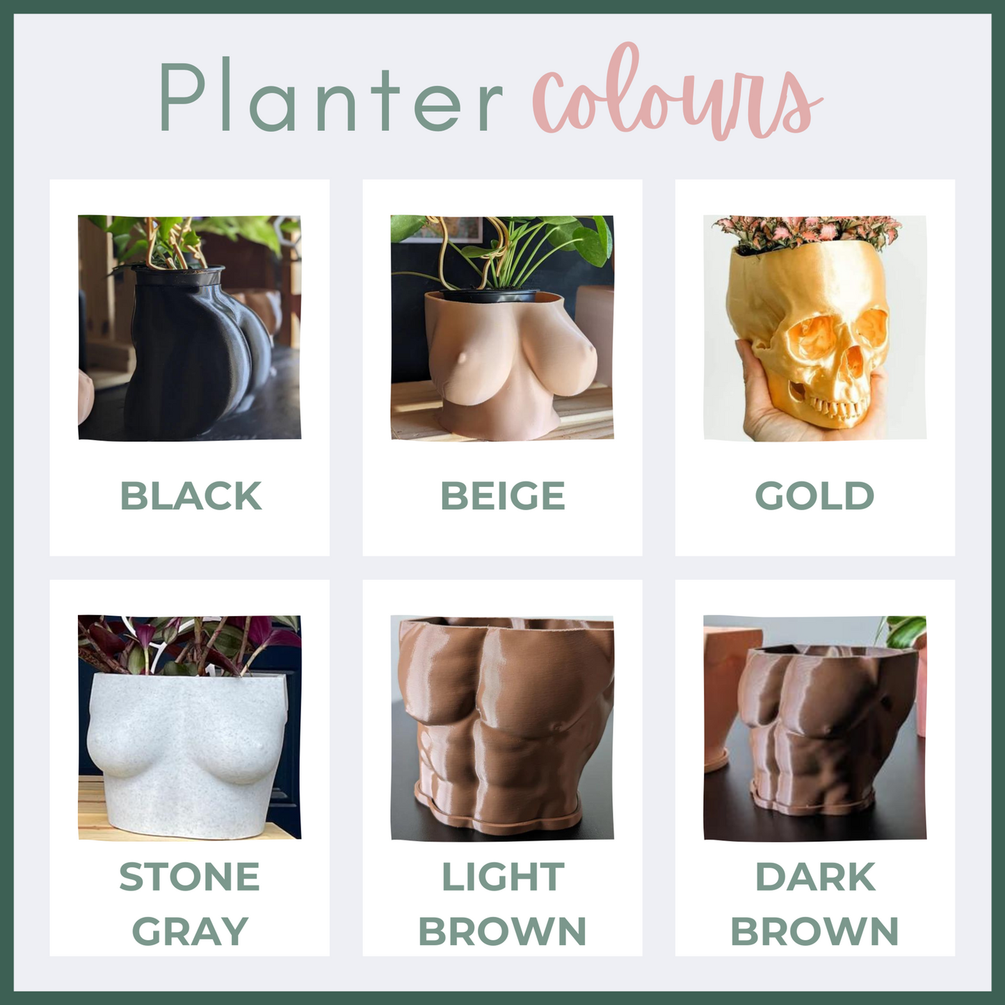 Hazel Booty Planter - www.Shopthatapp.com