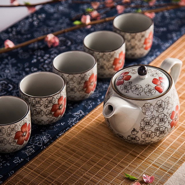 Imari Hand-Painted Teapot Set - www.Shopthatapp.com