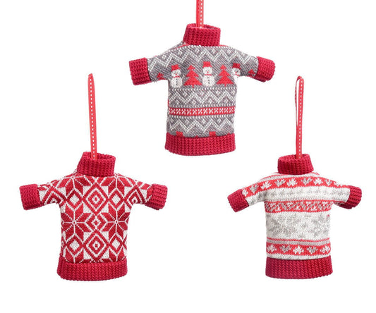 KNIT SWEATER ORNAMENT - www.Shopthatapp.com