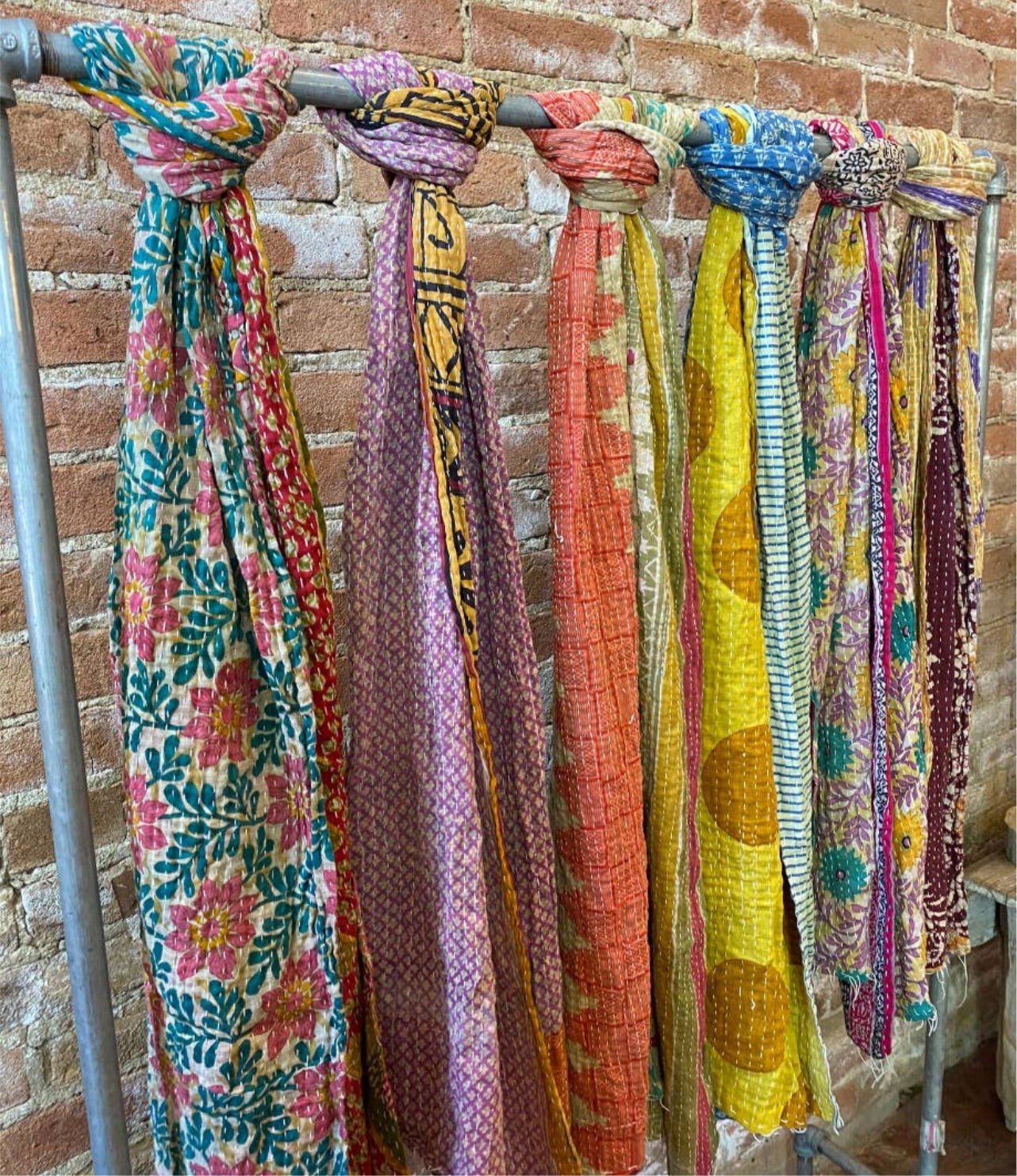 Kantha Scarf Scarves - www.Shopthatapp.com