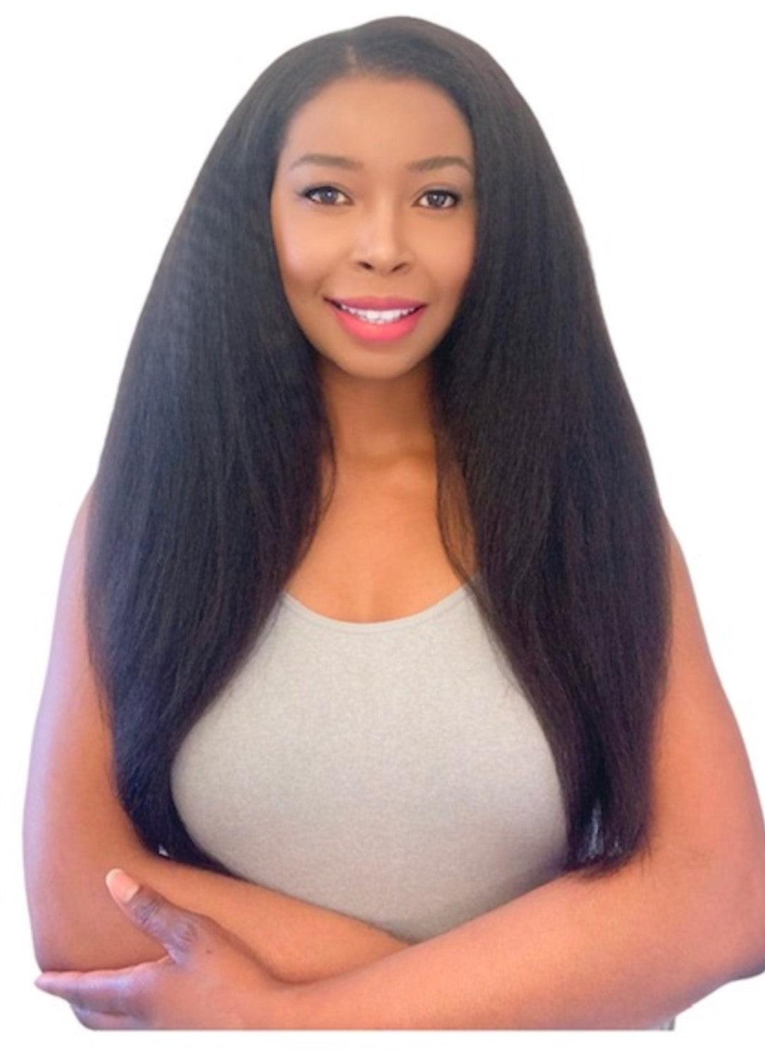 Kinky Blowout Straight -U-Part Wig - www.Shopthatapp.com