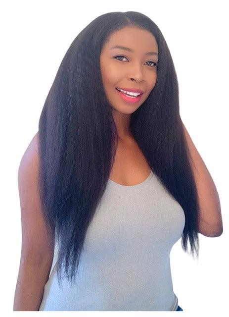 Kinky Blowout Straight -U-Part Wig - www.Shopthatapp.com