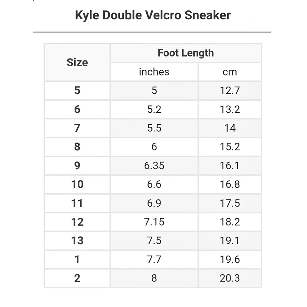 Kyle Double Velcro Sneaker - www.Shopthatapp.com