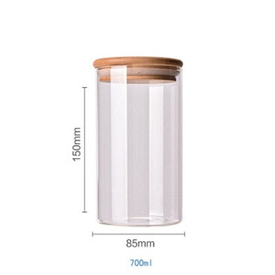 Mason Glass Storage Containers - www.Shopthatapp.com