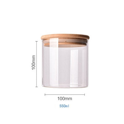 Mason Glass Storage Containers - www.Shopthatapp.com