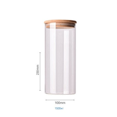 Mason Glass Storage Containers - www.Shopthatapp.com