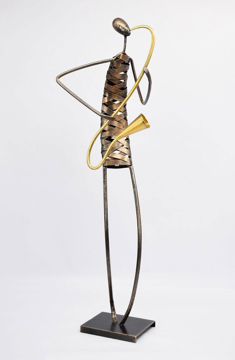 Metal Sculpture Saxophone - www.Shopthatapp.com