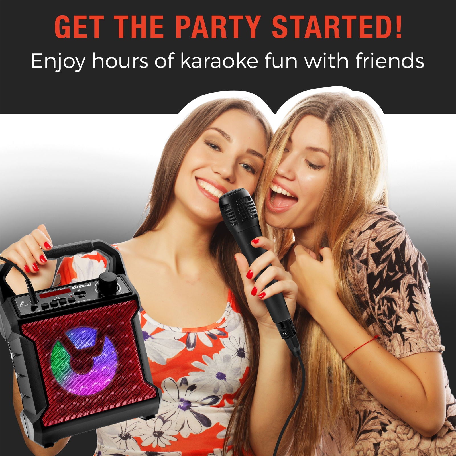 Kids Portable Karaoke Machine w/ Microphone - www.Shopthatapp.com