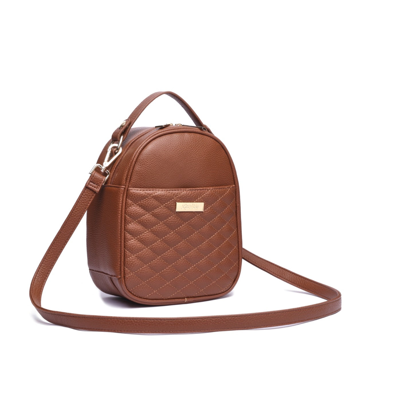 Monaco Snack Bag | Caramel Brown - www.Shopthatapp.com