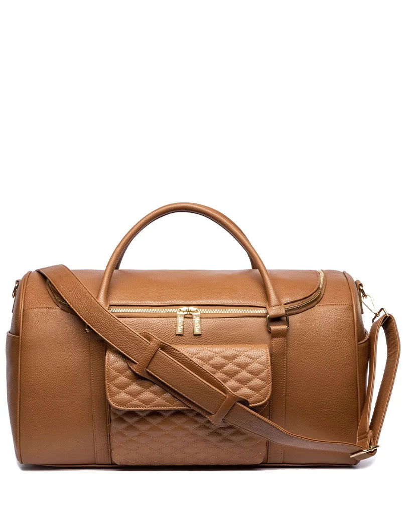 Monaco Travel Bag | Caramel Brown - www.Shopthatapp.com