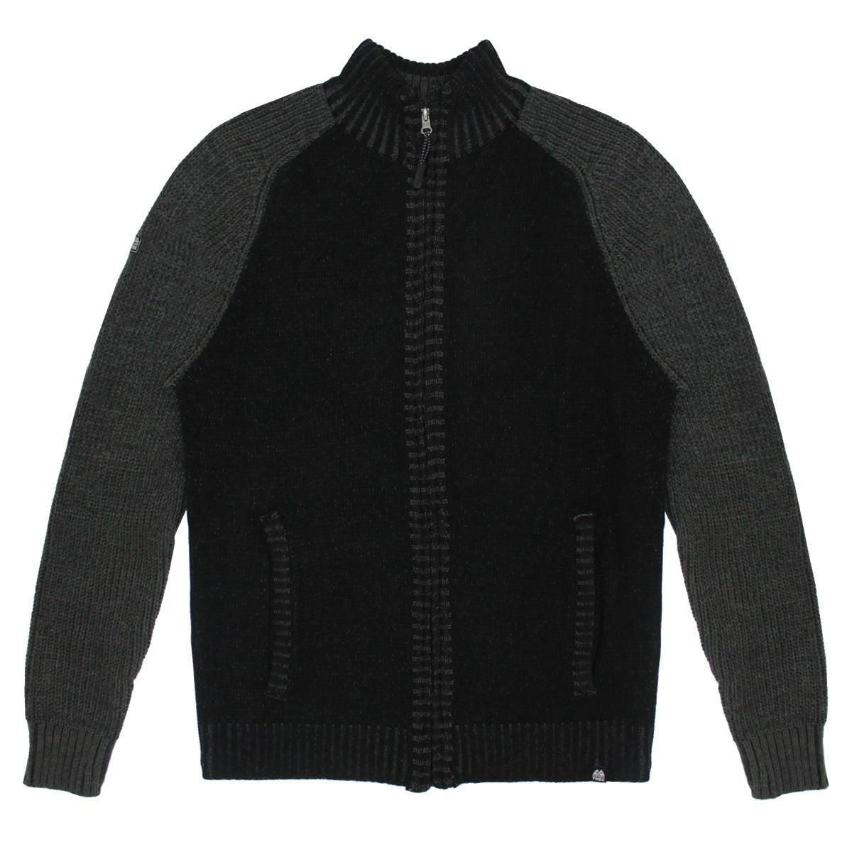 NORTHERN TREK MIDNIGHT ZIP SWEATER - www.Shopthatapp.com