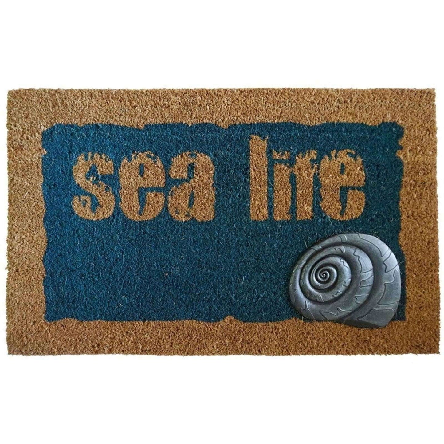 50% Off, Sea Life Doormat Blue/Nat - www.Shopthatapp.com