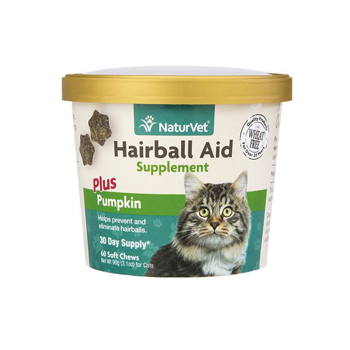 NaturVet Hairball Aid Soft Chews - www.Shopthatapp.com