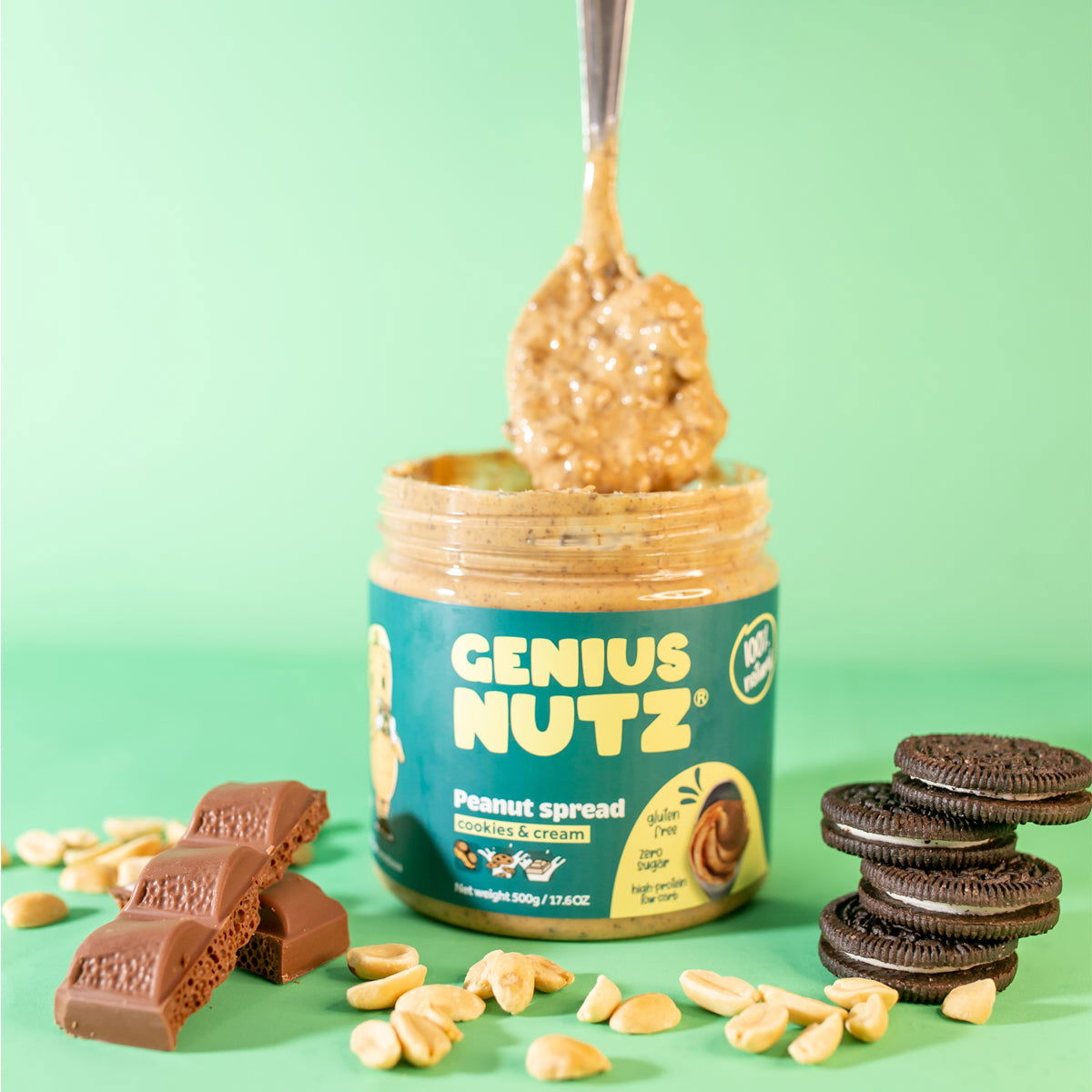 Peanut Spread Cookies & Cream - www.Shopthatapp.com