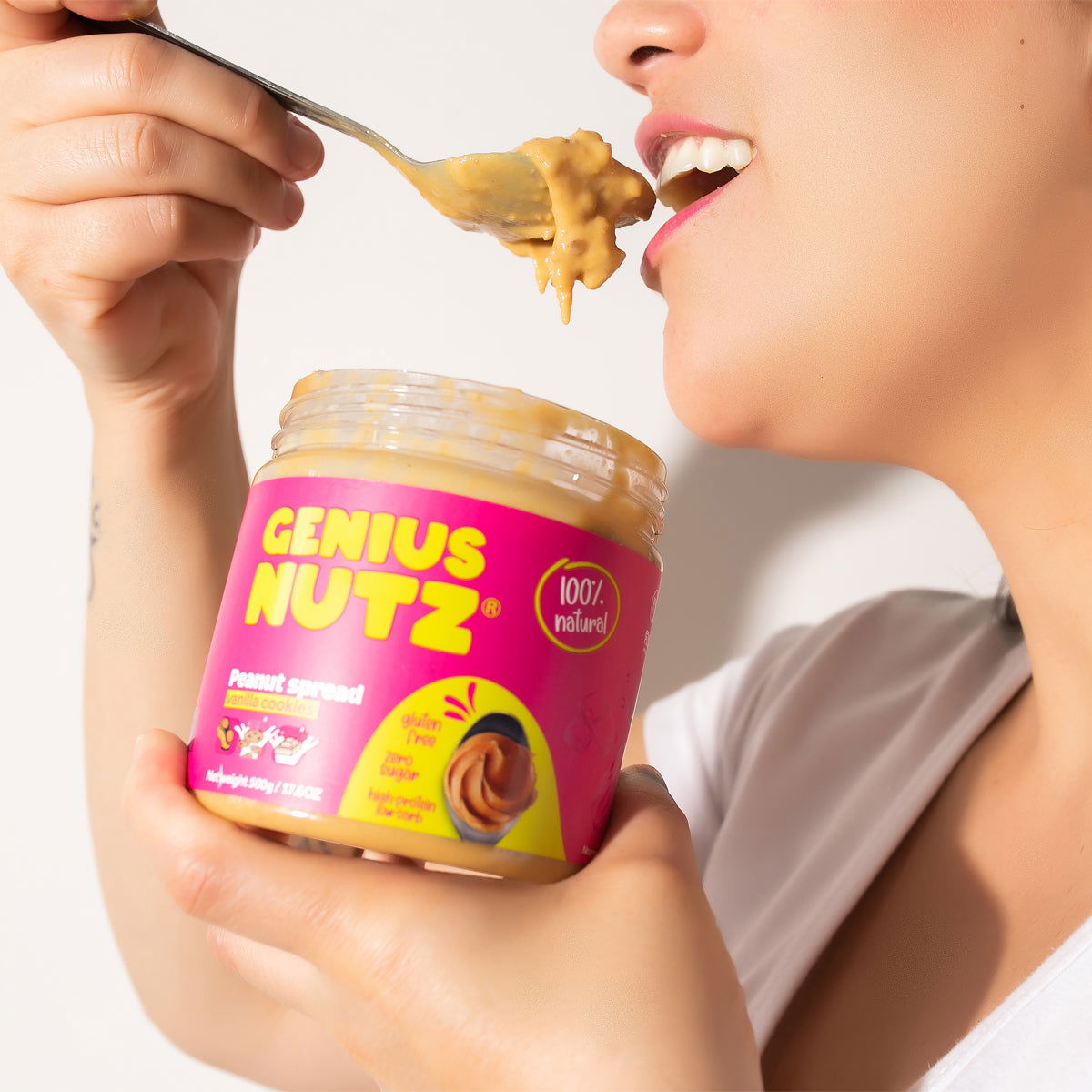 Peanut Spread Vanilla Cookies - www.Shopthatapp.com