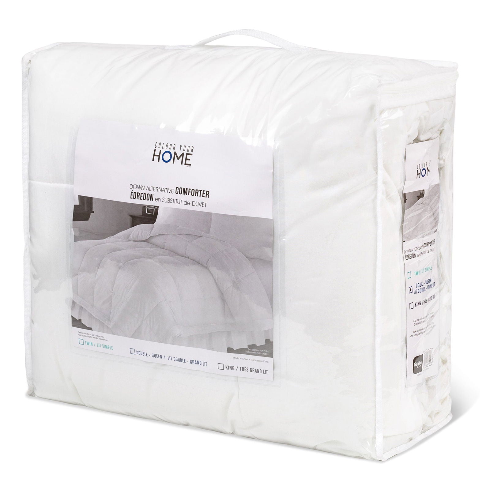 Comforter Down Alternative Double/Queen 86X86 White - www.Shopthatapp.com