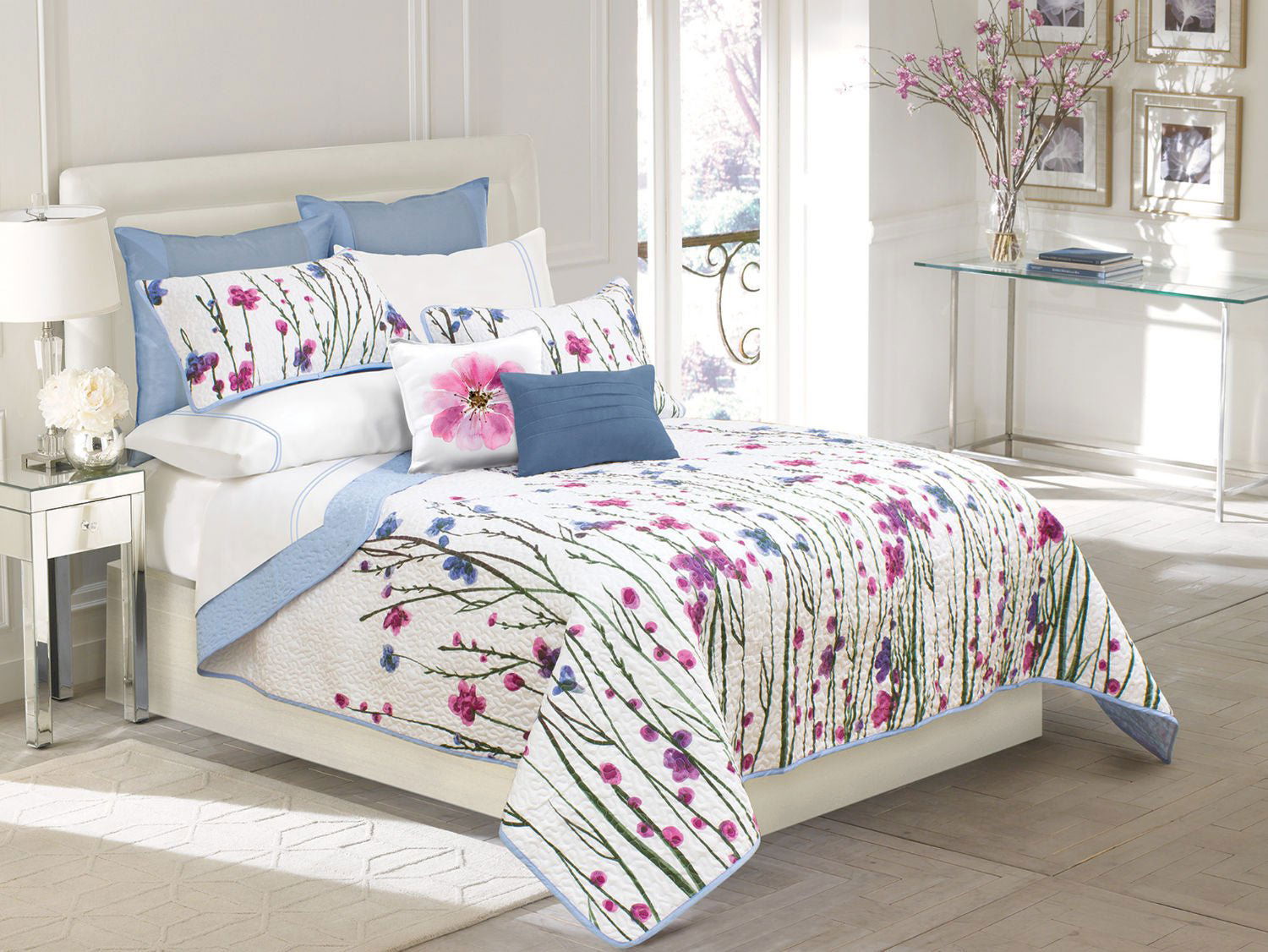 Quilt Bedding Set Woven 3 Piece Set Double/Queen Sabrina - www.Shopthatapp.com