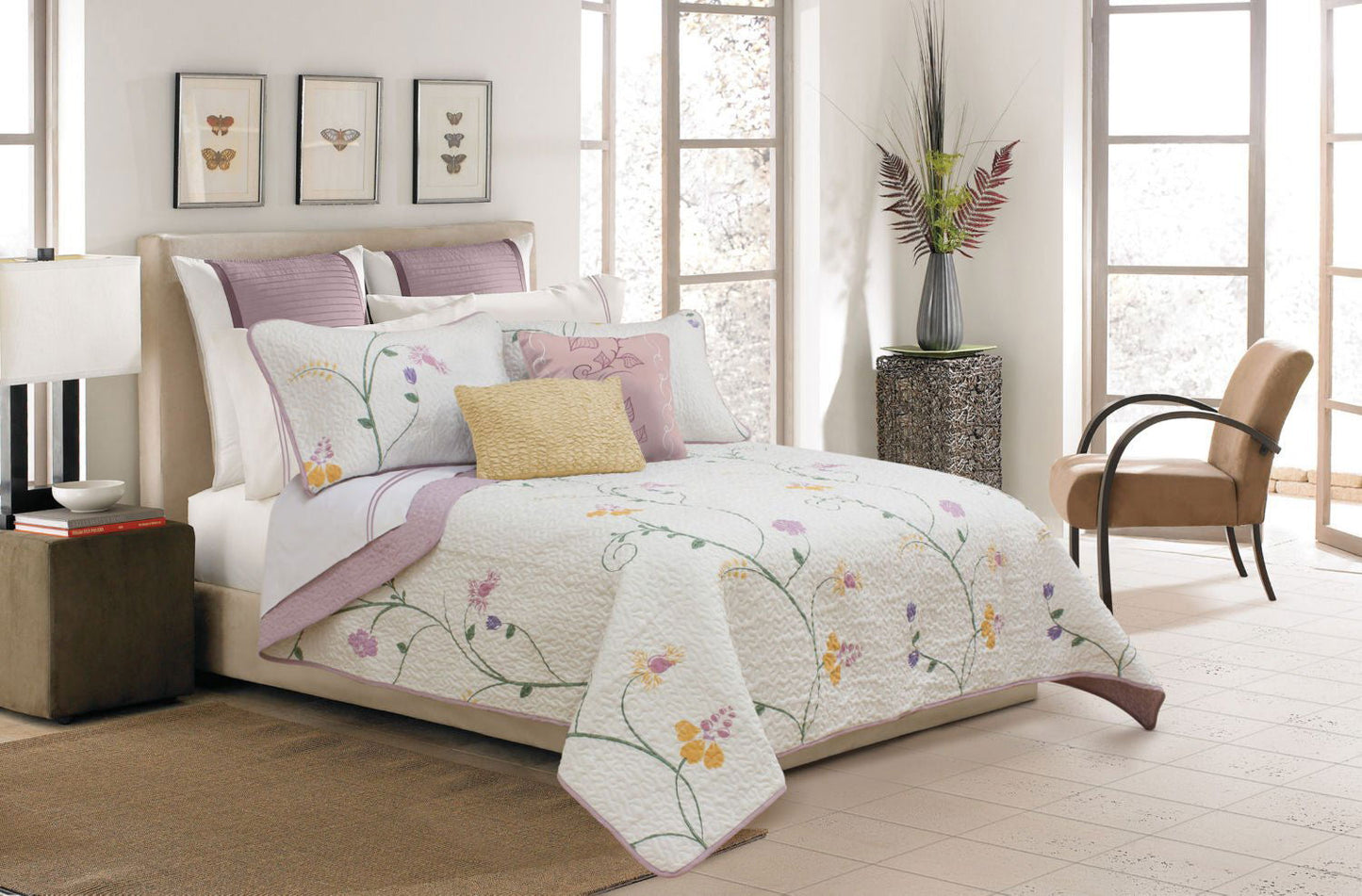 Quilt Bedding Set Woven 3 Piece Set Double/Queen Serenade - www.Shopthatapp.com