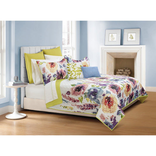 Quilt Bedding Set Woven 3 Piece Set Double/Queen Talia - www.Shopthatapp.com