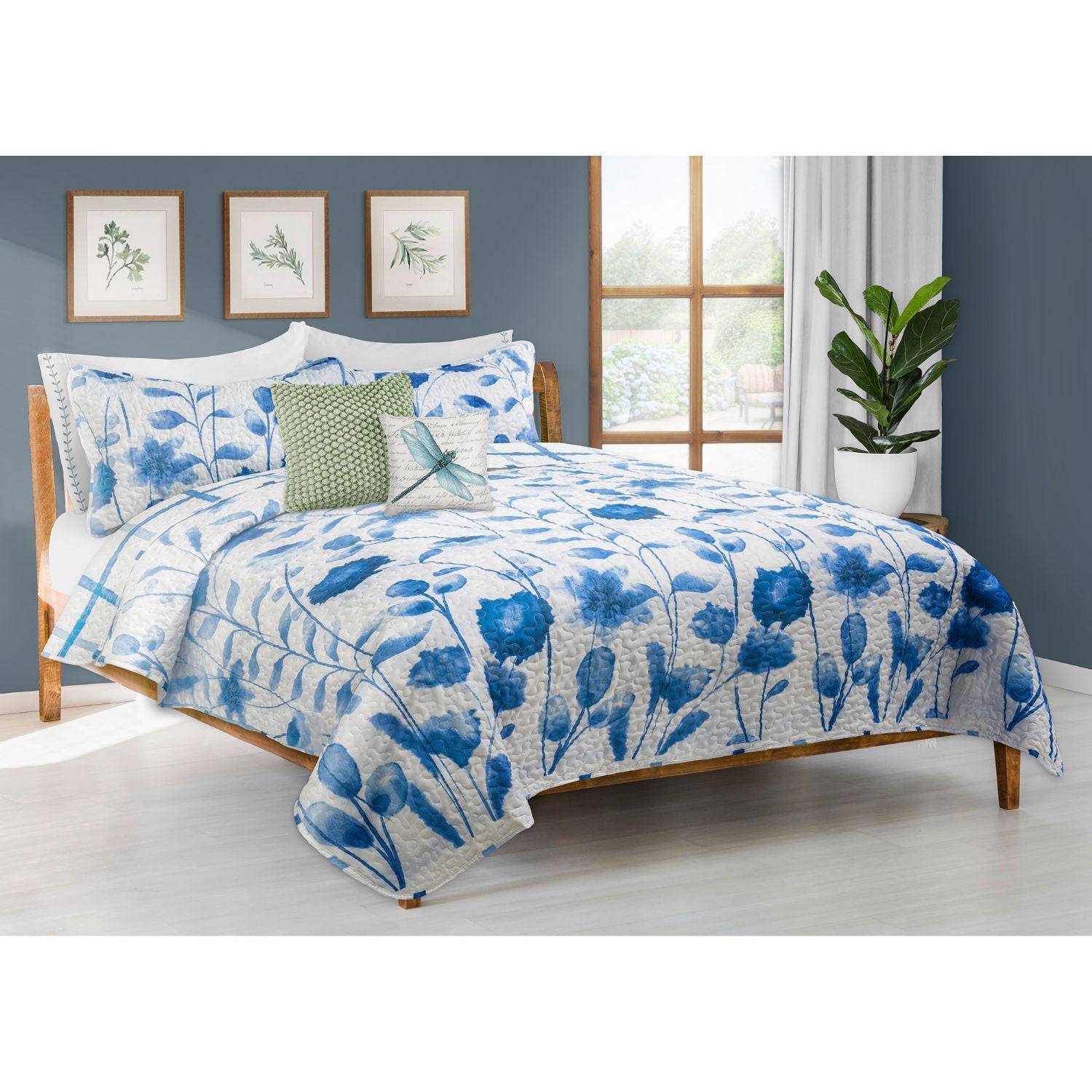 Quilt Bedding Set Woven 3 Piece Set Double/Queen Tivoli - www.Shopthatapp.com