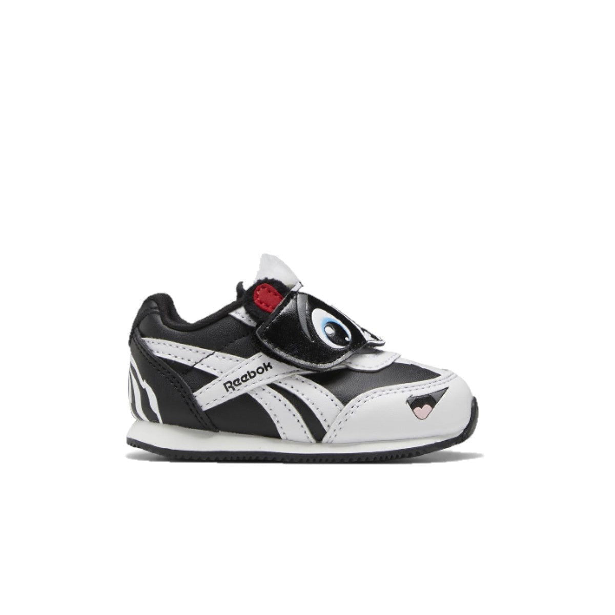 REEBOK GW3766 ROYAL CL JOGGER 2.0 KC INF`S (Medium) Black/White/Red LIfestyle Shoes - www.Shopthatapp.com