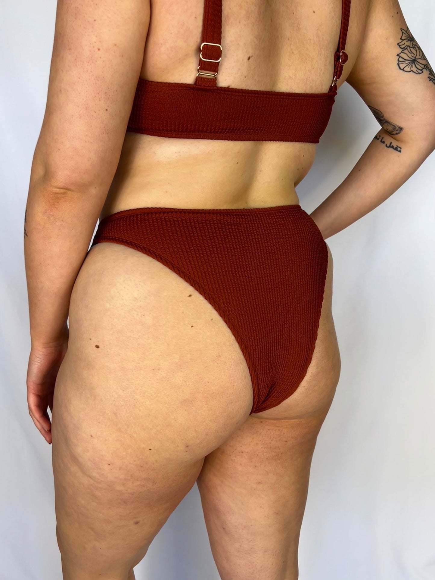 Staple High Rise Bottom / Rust - www.Shopthatapp.com