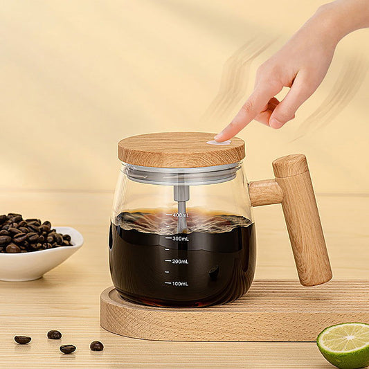 Self Stirring Bamboo Mug - www.Shopthatapp.com