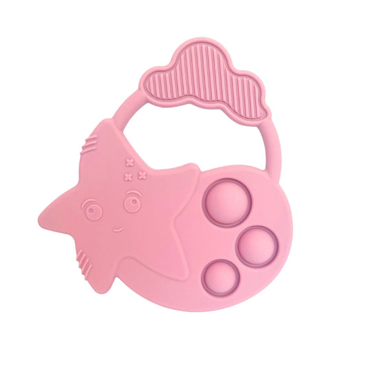 Sensory Popper Teether Star - www.Shopthatapp.com