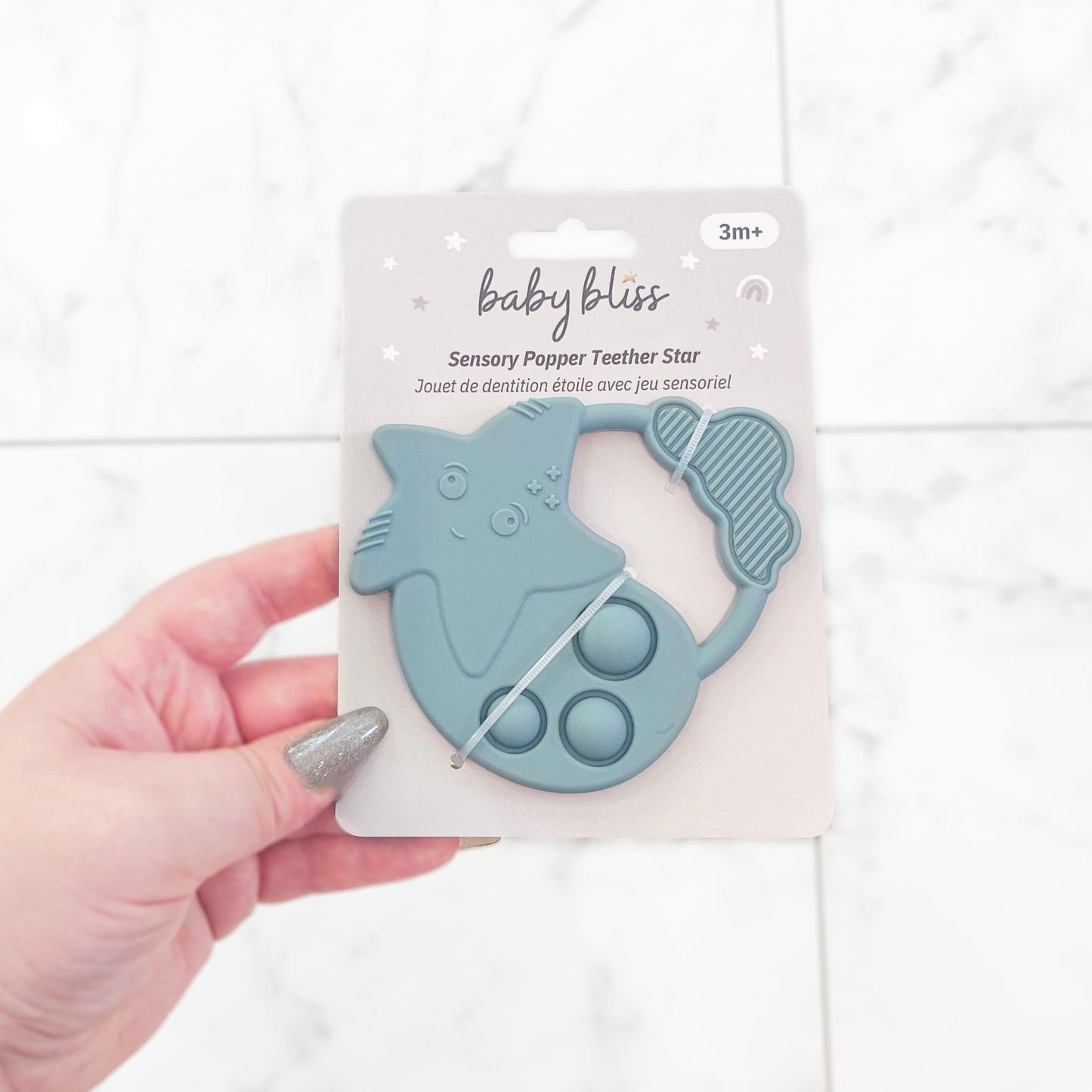 Sensory Popper Teether Star - www.Shopthatapp.com